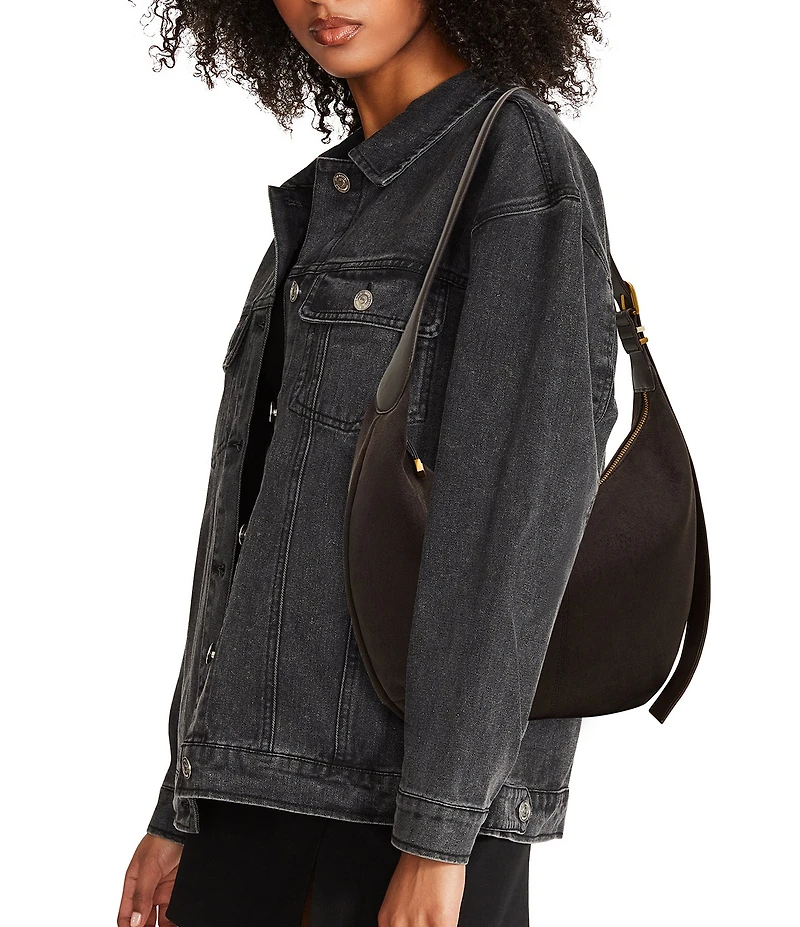 Steve Madden Olga Faux Suede Hobo Shoulder Bag