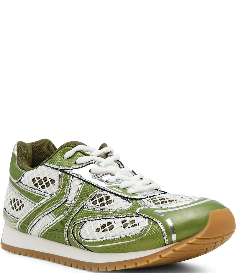 Steve Madden Pager Mesh Low Top Sneakers