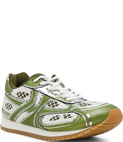 Steve Madden Pager Mesh Low Top Sneakers