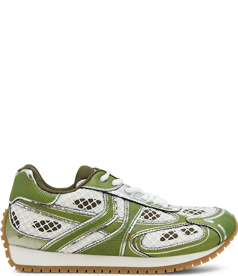 Steve Madden Pager Mesh Low Top Sneakers