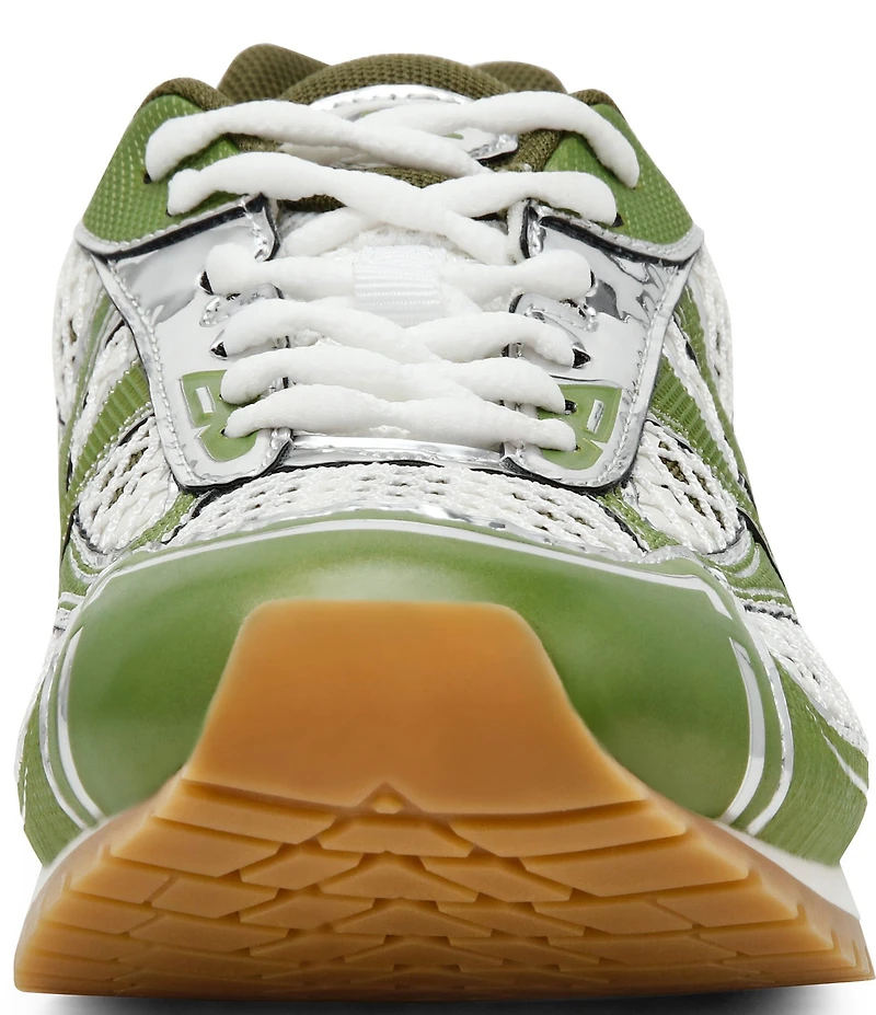 Steve Madden Pager Mesh Low Top Sneakers