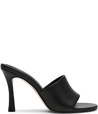 Steve Madden Paula Nappa Leather Stiletto Dress Slide Sandals