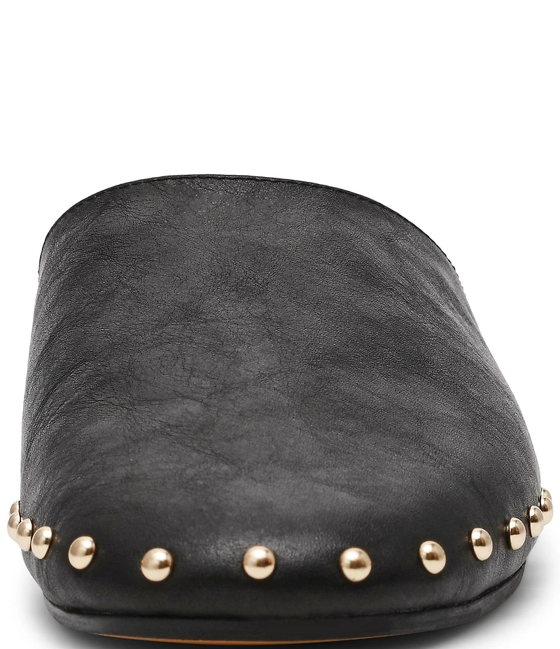 Steve Madden Pearson Leather Studded Clogs