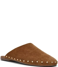 Steve Madden Pearson Suede Studded Clogs