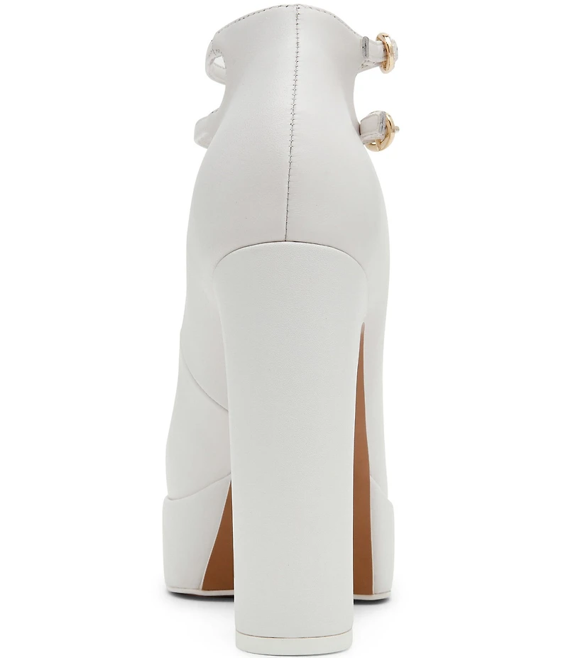 Steve Madden Peyton Leather Mary Jane Platform Pumps