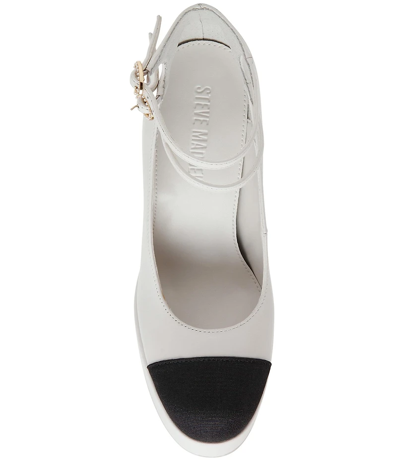 Steve Madden Peyton Leather Mary Jane Platform Pumps