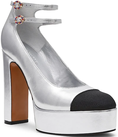 Steve Madden Peyton Leather Mary Jane Platform Pumps