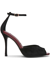 Steve Madden Phillipa Suede Peep Toe Dress Sandals