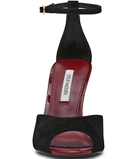 Steve Madden Phillipa Suede Peep Toe Dress Sandals
