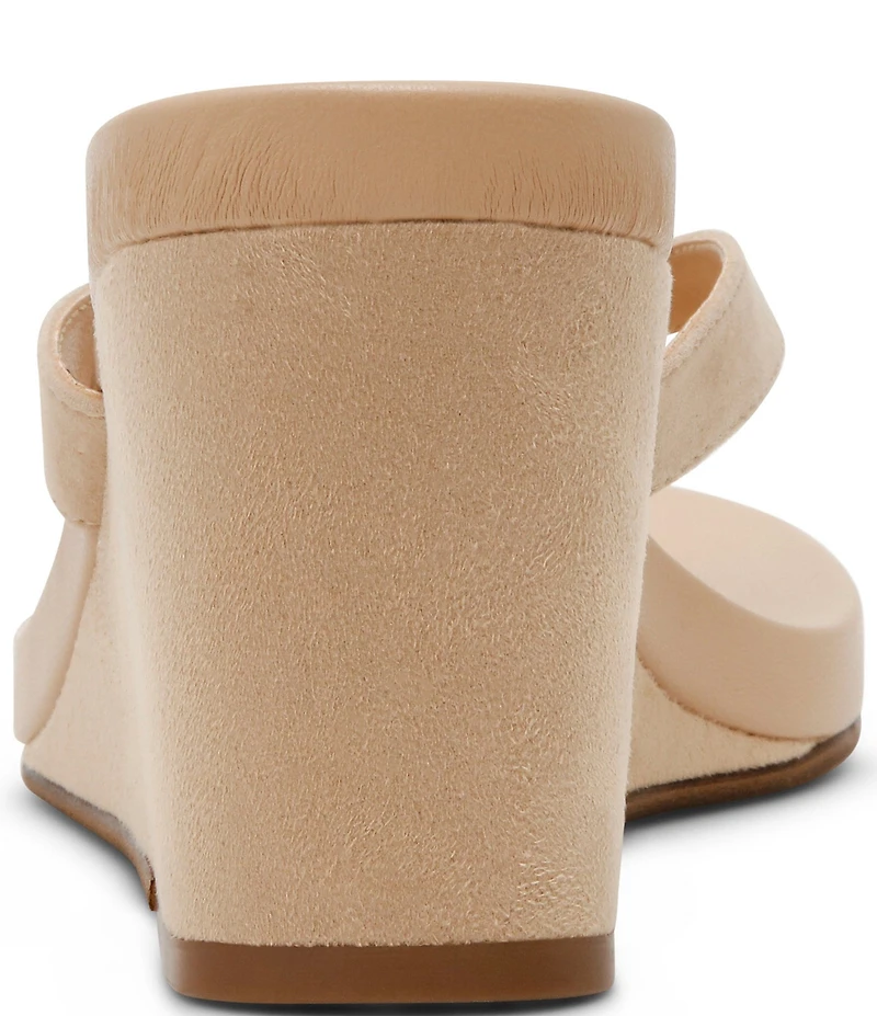 Steve Madden Playing Suede Wedge Thong Sandals
