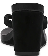 Steve Madden Playing Suede Wedge Thong Sandals