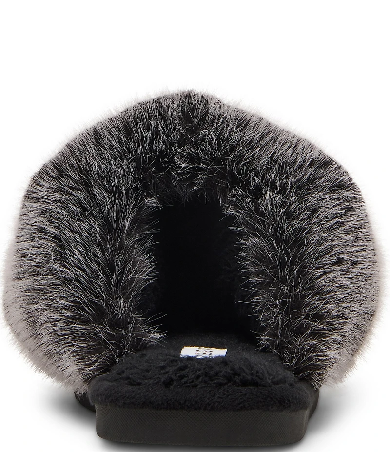 Steve Madden Poof Faux Fur Slippers