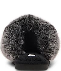 Steve Madden Poof Faux Fur Slippers