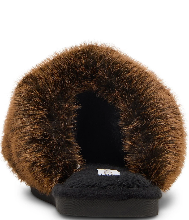 Steve Madden Poof Faux Fur Slippers