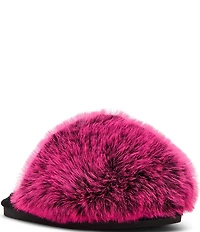 Steve Madden Poof Faux Fur Slippers