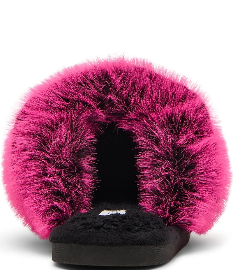 Steve Madden Poof Faux Fur Slippers