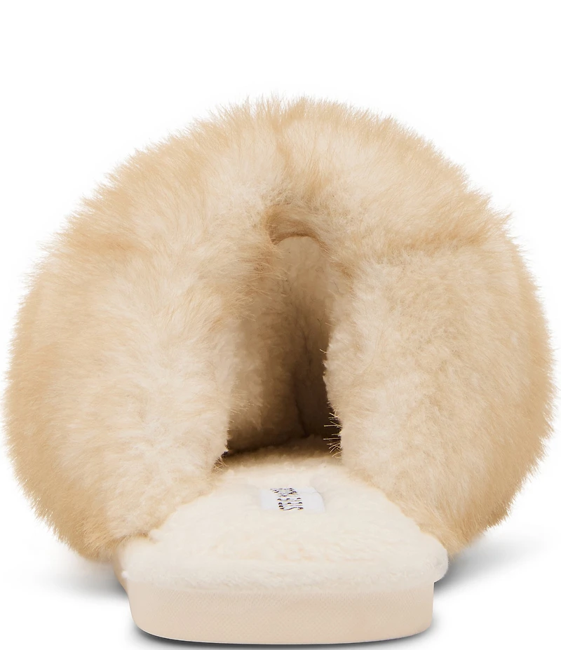 Steve Madden Poof Faux Fur Slippers