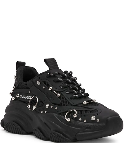 Steve Madden Possession Stud and Piercing Hardware Chunky Sneakers