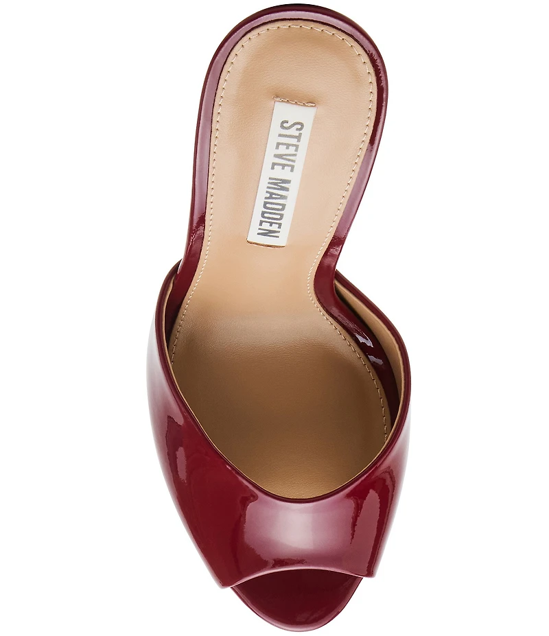 Steve Madden Priya Patent Leather Dress Slide Sandals