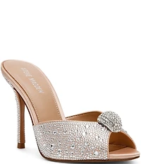 Steve Madden Priya Rhinestone Dress Slide Sandals