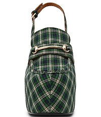 Steve Madden Quinn Glen Plaid Print Slingback Platform Pumps
