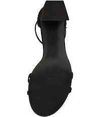 Steve Madden Rae Nubuck Ankle Strap Block Heel Dress Sandals