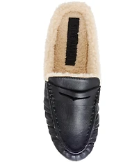 Steve Madden Rafe Faux Fur and Leather Penny Keeper Mules