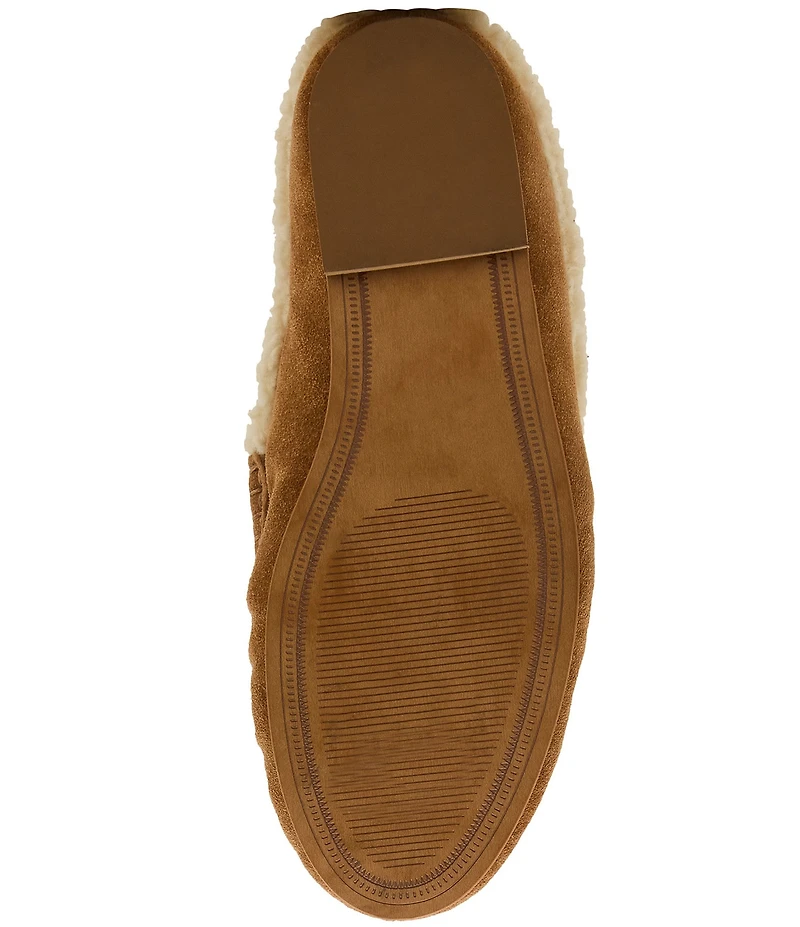 Steve Madden Rafe Faux Fur and Suede Penny Keeper Mules