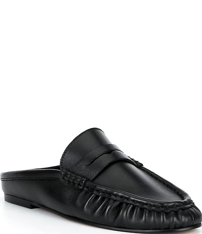 Steve Madden Rafe Leather Penny Loafer Mules