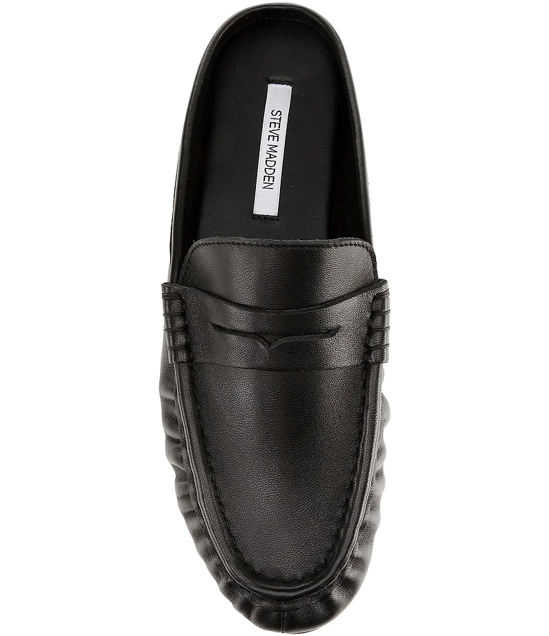 Steve Madden Rafe Leather Penny Loafer Mules