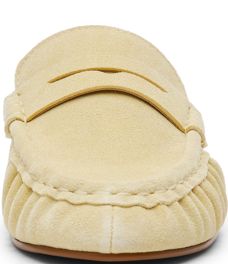 Steve Madden Rafe Suede Penny Loafer Mules