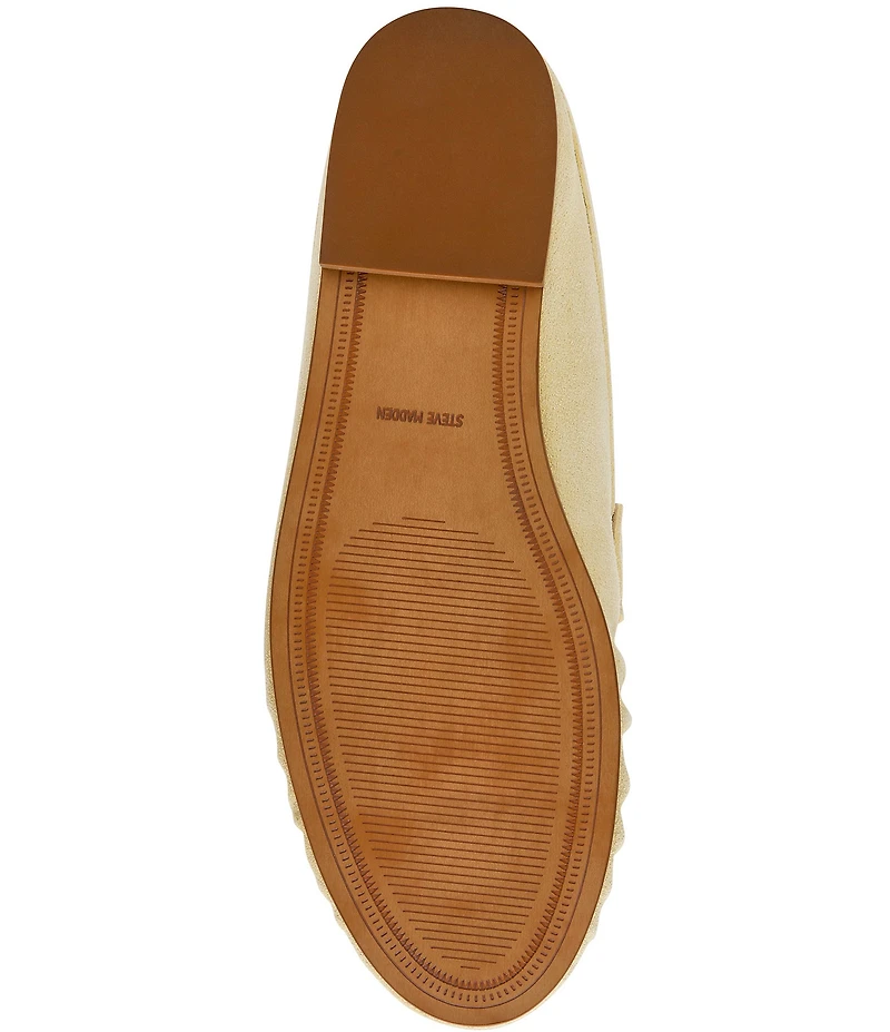 Steve Madden Rafe Suede Penny Loafer Mules
