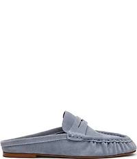 Steve Madden Rafe Suede Penny Loafer Mules