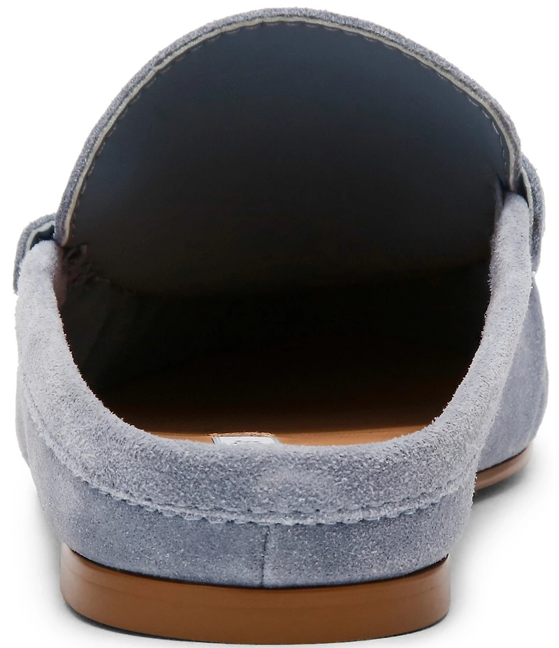 Steve Madden Rafe Suede Penny Loafer Mules