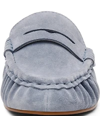 Steve Madden Rafe Suede Penny Loafer Mules