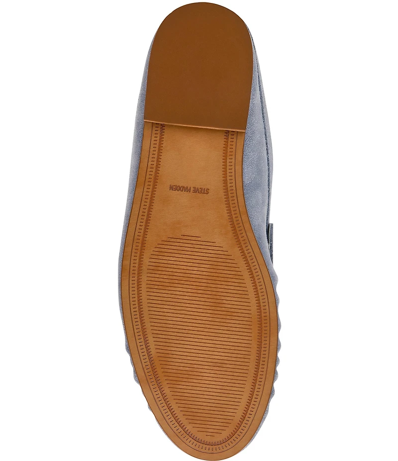 Steve Madden Rafe Suede Penny Loafer Mules