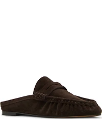 Steve Madden Rafe Suede Penny Loafer Mules
