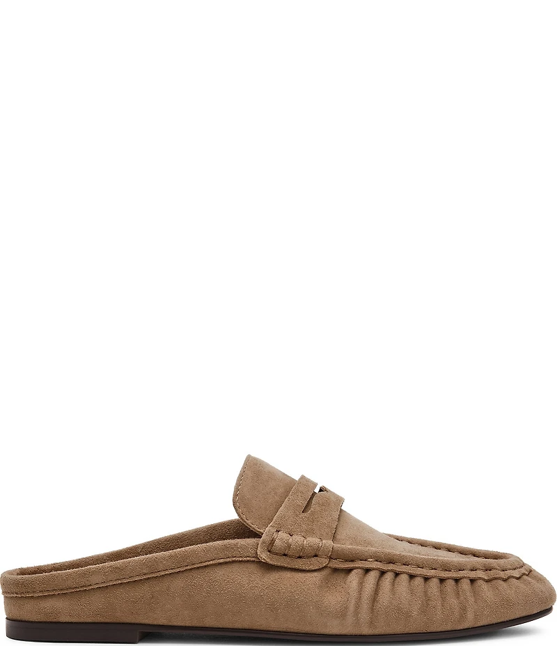 Steve Madden Rafe Suede Penny Loafer Mules