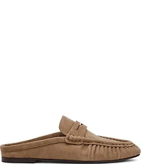 Steve Madden Rafe Suede Penny Loafer Mules
