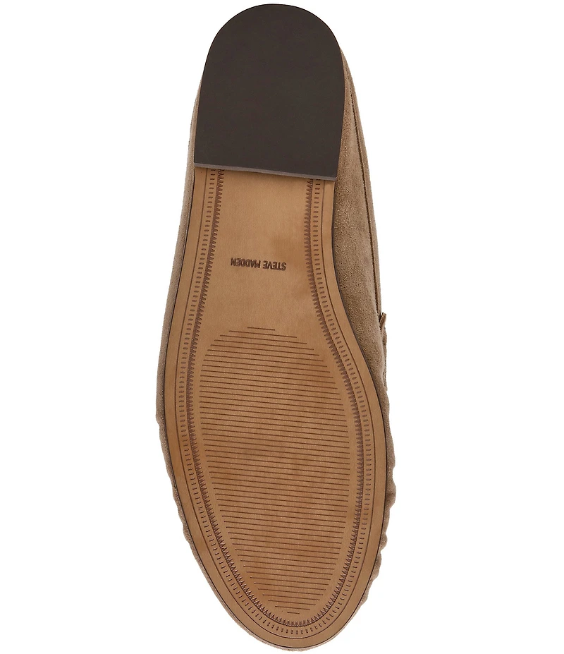 Steve Madden Rafe Suede Penny Loafer Mules