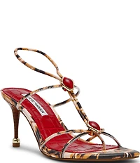 Steve Madden Ramos Printed Stone Thong Dress Sandals