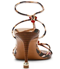 Steve Madden Ramos Printed Stone Thong Dress Sandals