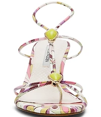 Steve Madden Ramos Printed Stone Thong Dress Sandals