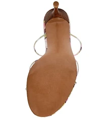 Steve Madden Ramos Printed Stone Thong Dress Sandals