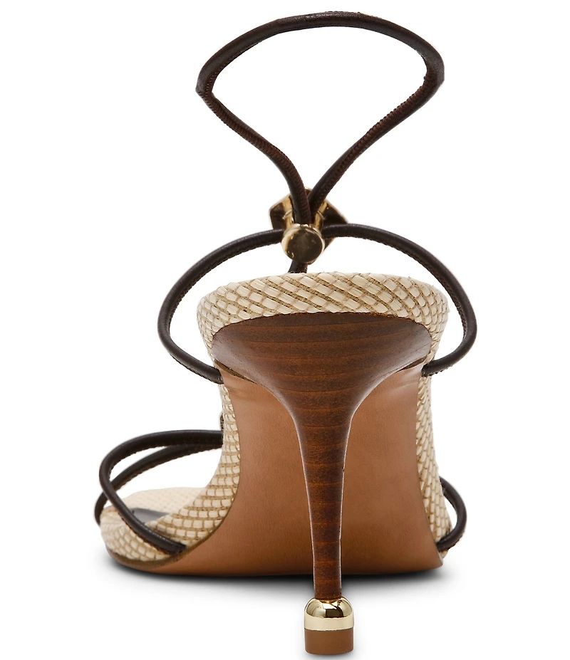 Steve Madden Ramos Stone Raffia Thong Dress Sandals