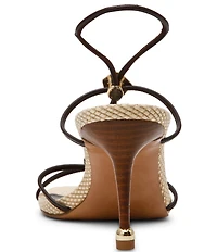 Steve Madden Ramos Stone Raffia Thong Dress Sandals