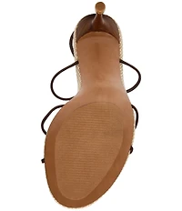 Steve Madden Ramos Stone Raffia Thong Dress Sandals