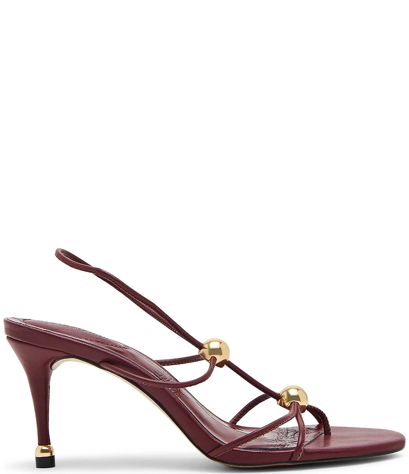 Steve Madden Ramos Strappy Ornament Thong Slingback Dress Sandals