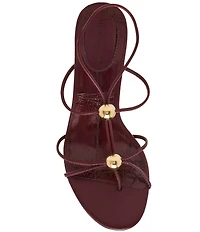 Steve Madden Ramos Strappy Ornament Thong Slingback Dress Sandals