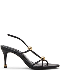 Steve Madden Ramos Strappy Ornament Thong Slingback Dress Sandals